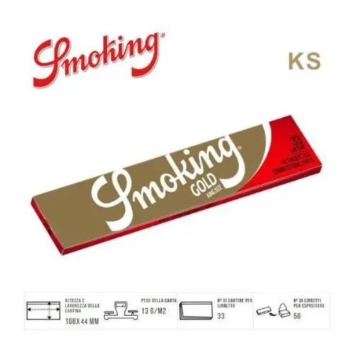Smoking Gold Cartina King Size