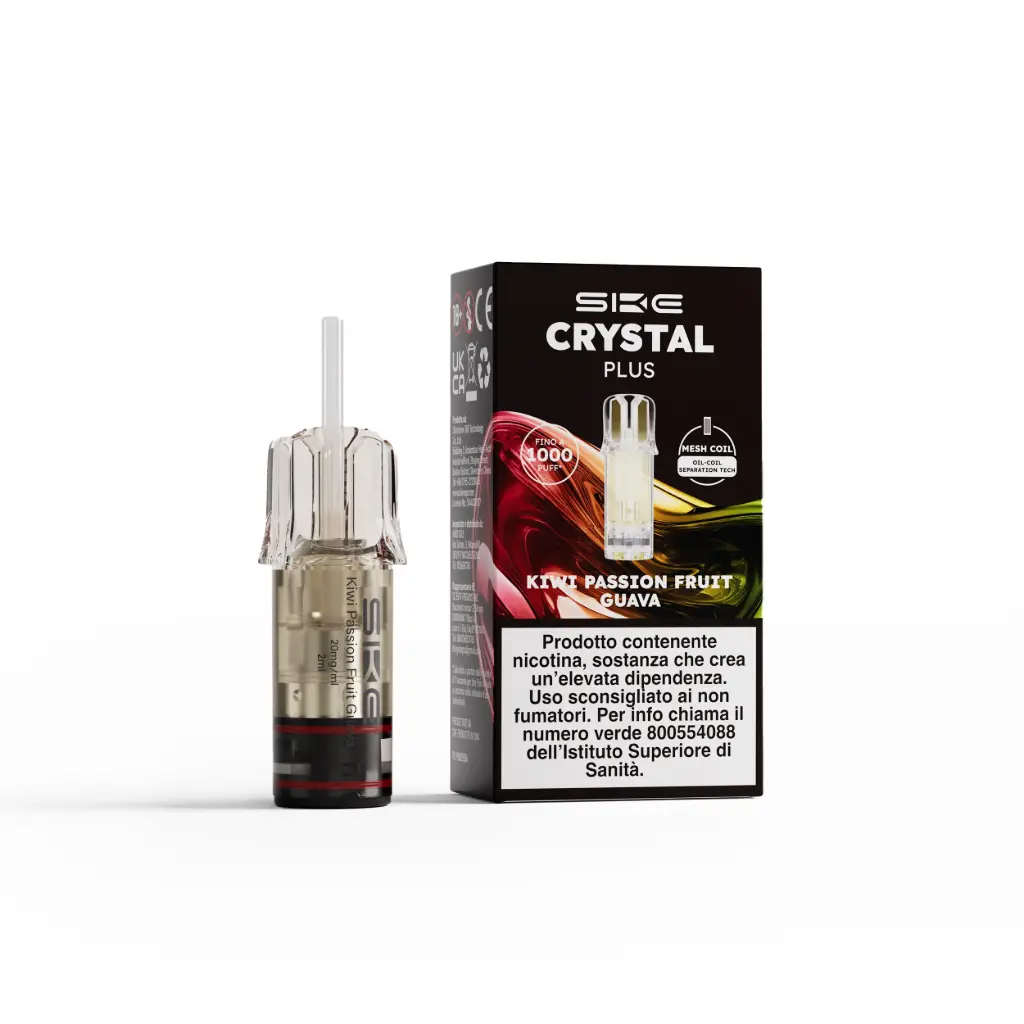 [11]SKE Crystal Plus Pod ( Kiwi Passion Fruit Guava ) 2ml, Nicotina 20mg/ml