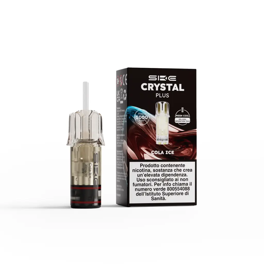 [05]SKE Crystal Plus Pod ( Coca Ice/Cola Ice ) 2ml, Nicotina 20mg/ml