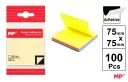 MP NOTE ADESIVE 75X75MM 75G 100F COL. ASS. FLUO