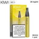 KIWI GO + STARTER KIT (Banana Ice/Banana Ice) 2ml, Nicotina 20mg/ml