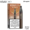 KIWI GO + STARTER KIT (Dry Tobacco/Dry Tobacco) 2ml, Nicotina 20mg/ml
