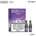 KIWI GO + POD (Uva Ice/Grape Ice) 2ml, Nicotina 20mg/ml - 2 pezzi
