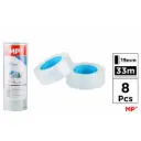 MP Nastro Adesivo Cristal 19mmx33m, 8pz
