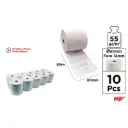 MP Rotolo Termico 80x80mm 80mt 55g, 10pz