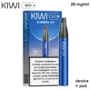 KIWI GO + STARTER KIT (Mirtillo Ice/Blueberry Ice) 2ml, Nicotina 20mg/ml