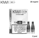 KIWI GO + POD (Zucchero Filato/Cotton Candy) 2ml, Nicotina 20mg/ml - 2 pezzi