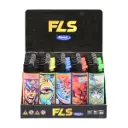 FLS by Atomic Flint Lighter Flower wheel Softflame Disposable Grafitti Design Assorted